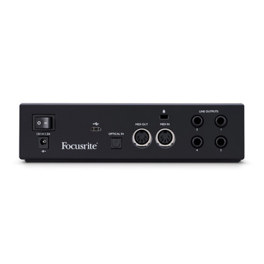 Focusrite Clarett+ 2Pre - Refurbished Back