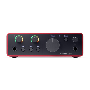 Focusrite Scarlett Solo 4th Generation Front