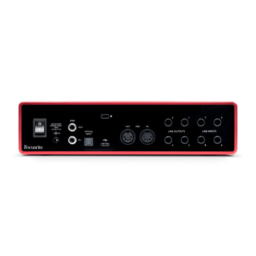 Focusrite Scarlett 18i8 Back