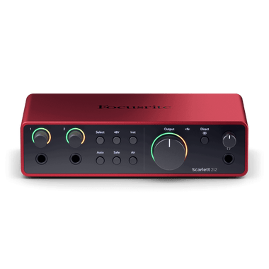 Focusrite Scarlett 2i2 4th Generation Top